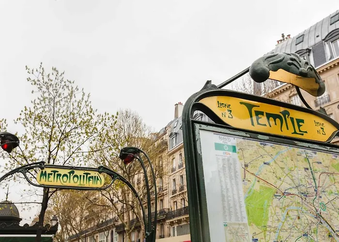 Spacious - 2b-10p - Ac - Marais Párizs